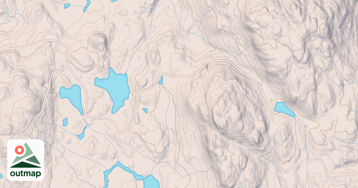 Map of LOG JAM RIDGE