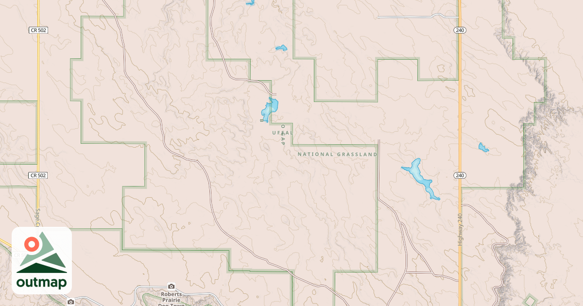 Map of CROOKED CREEK/ROUNDUP