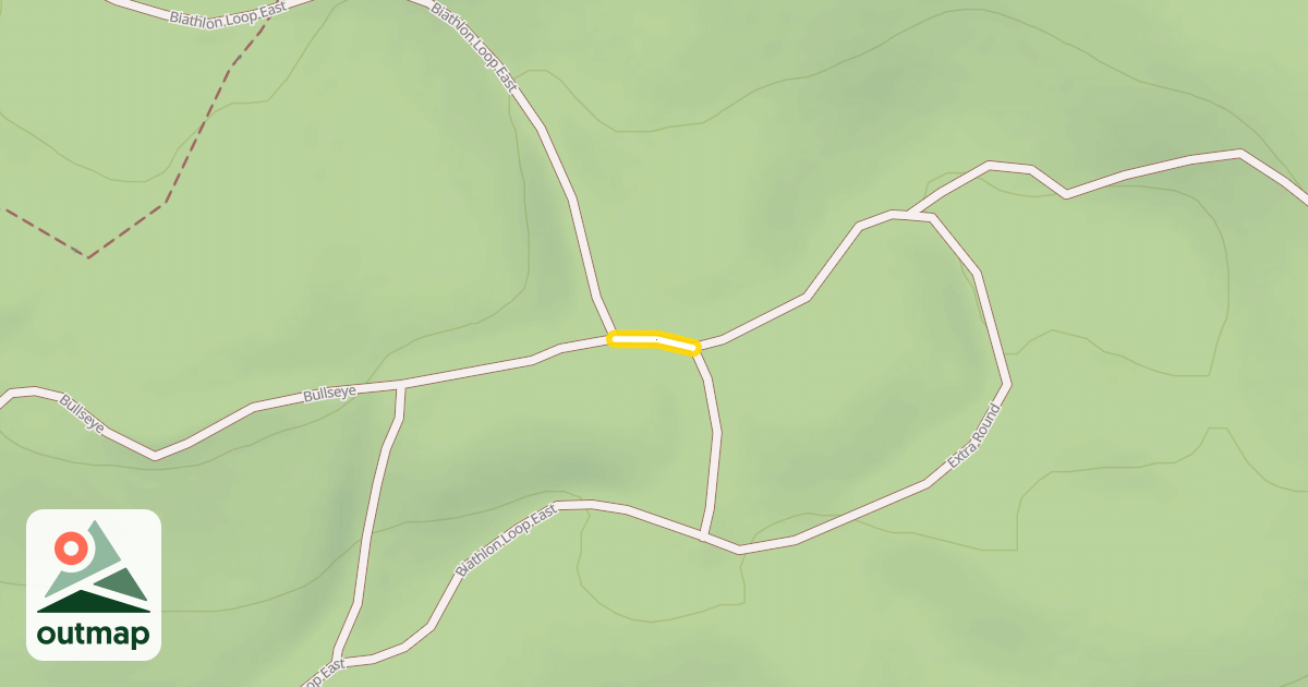 Map of Biathlon Loop East