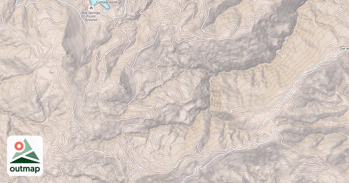 Map of LETTS VALLEY