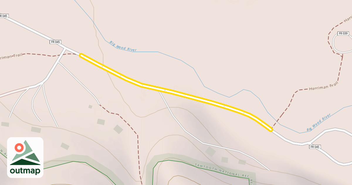 Map of North Easley Hot Springs Road
