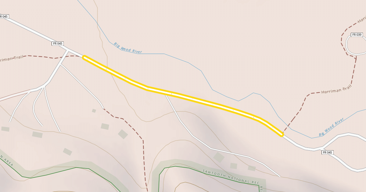 Map preview of North Easley Hot Springs Road