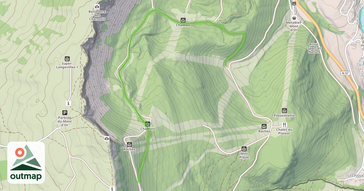 Map of Grange des Pauvres