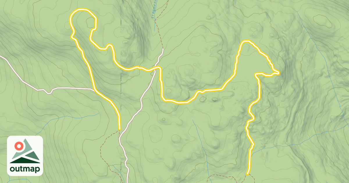 Map of Burn Perimeter Trail