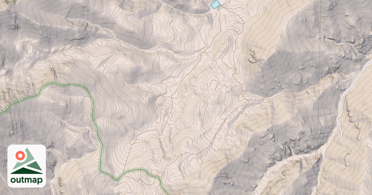 Map of NORTH FORK EIGHTMILE