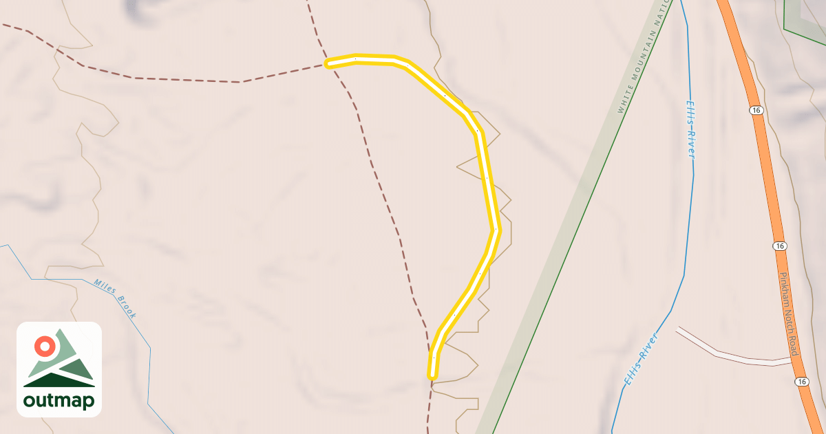 Map of 17b. North Ellis River Trail