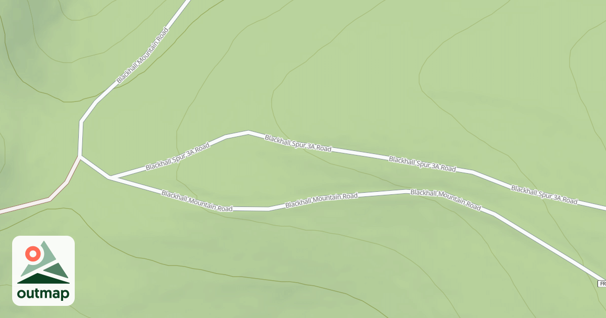 Map of BLACKHALL SPUR 3A