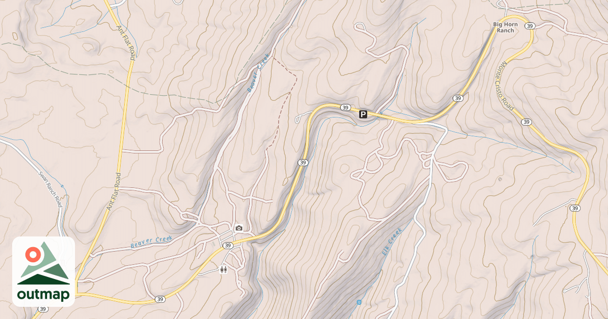 Map of MONTE CRISTO SNOWMOBILE