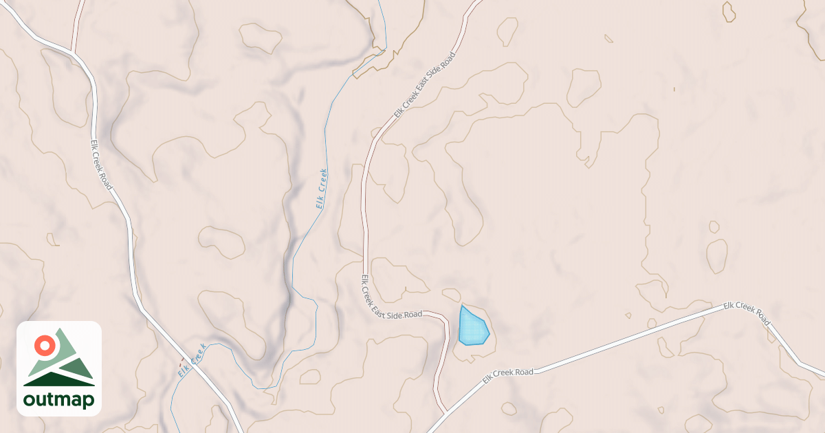 Map of ELK CREEK EAST SIDE