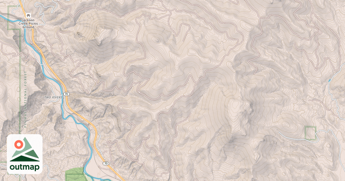 Map of BONTA RIDGE