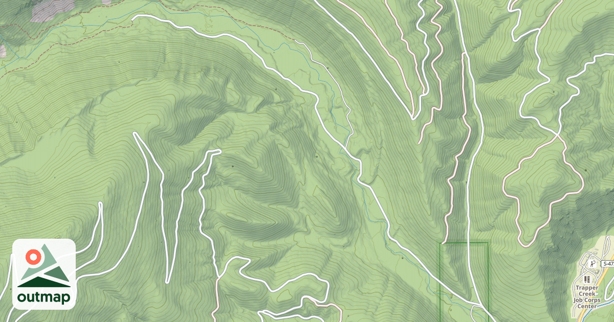 Map of (FDR) TRAPPER CREEK