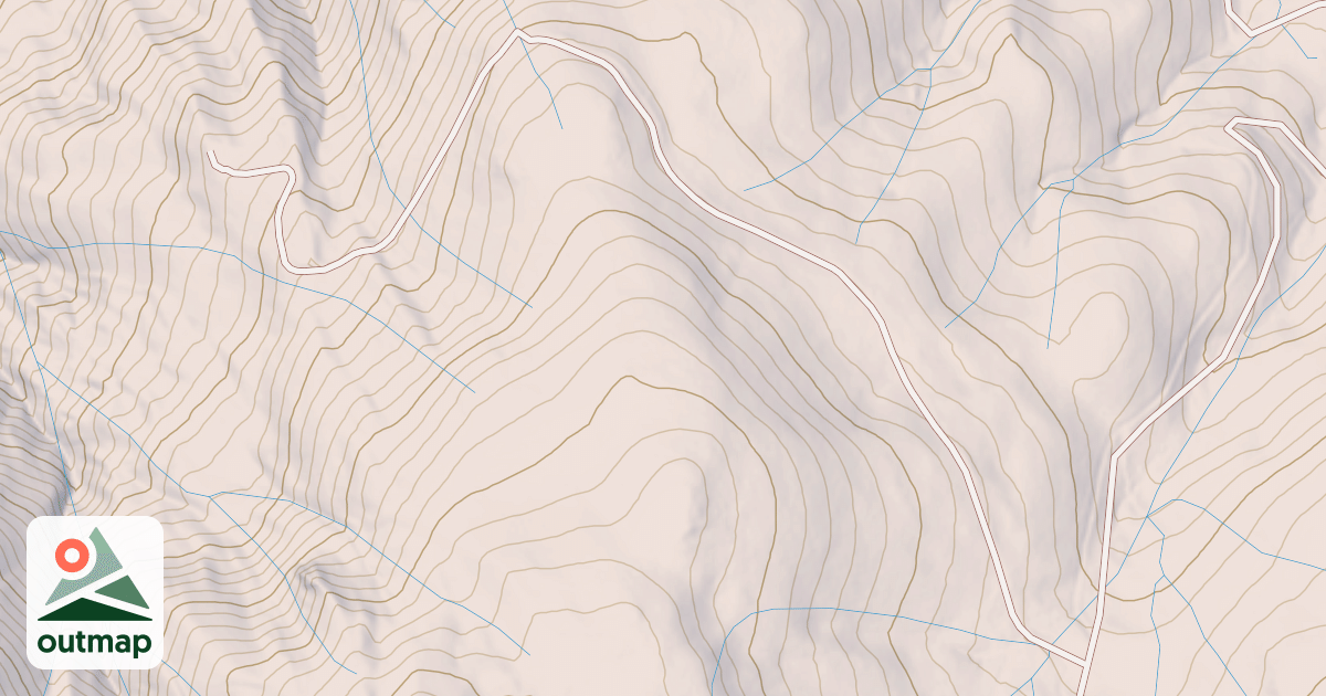 Map of CLAREMONT SPUR