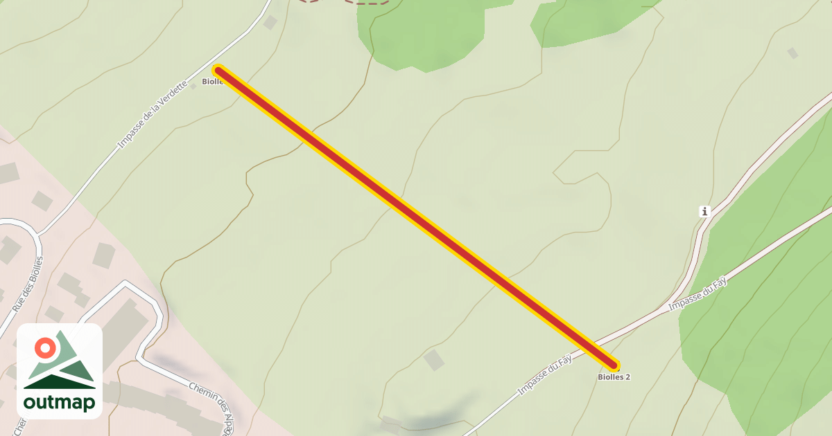 Map of Biolles 2