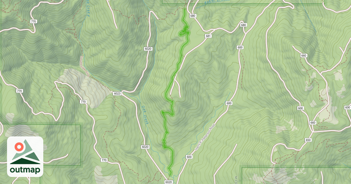 Map of Extendo Trail