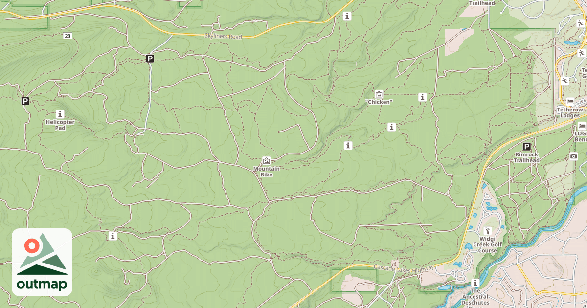 Map of BIG BURN ROAD
