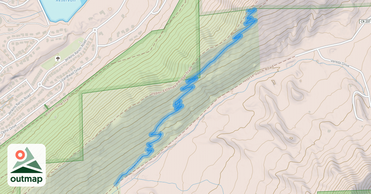 Map of Sugar Trail