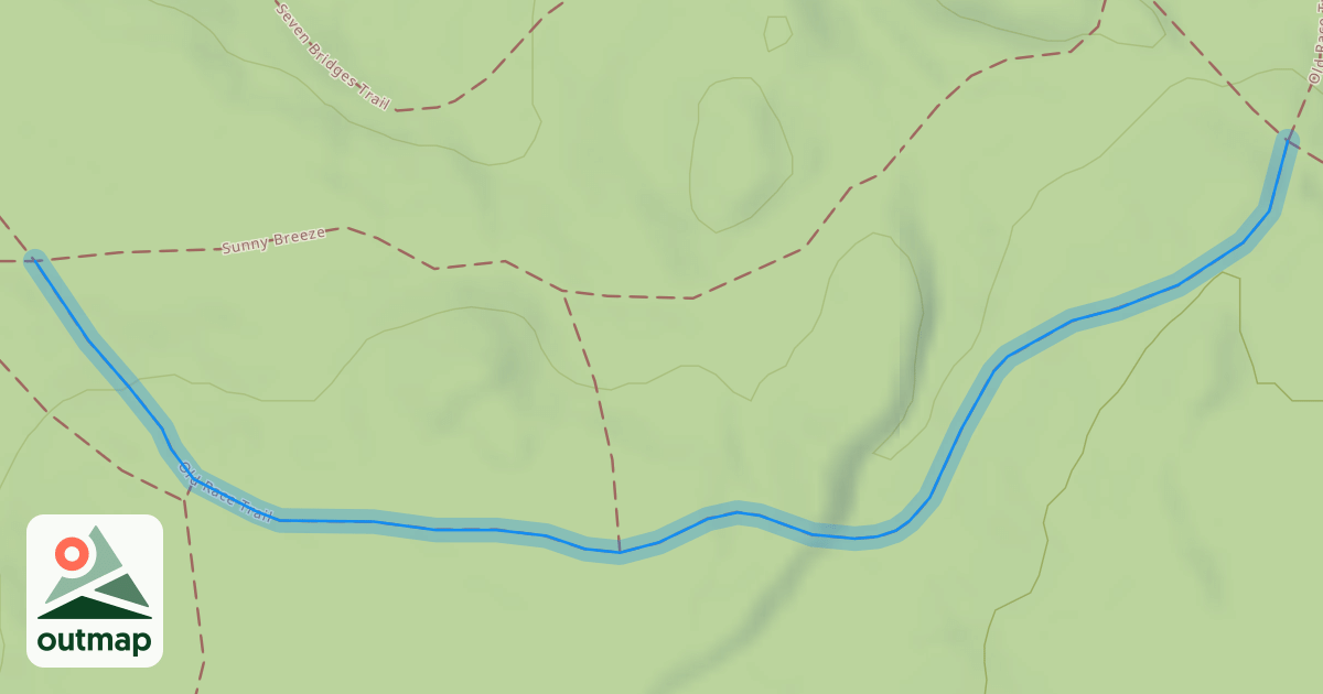 Map of Old Race Trail