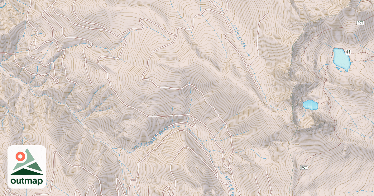 Map of BEAR CREEK