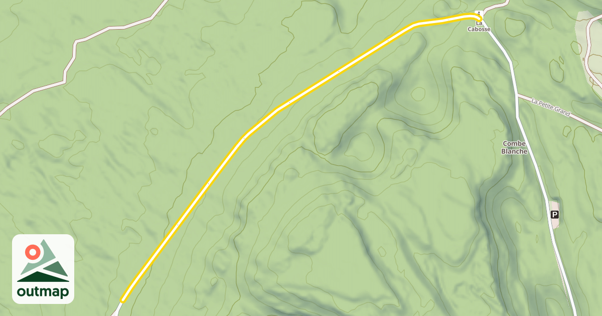 Map of Route Forestière du Château de Puthod