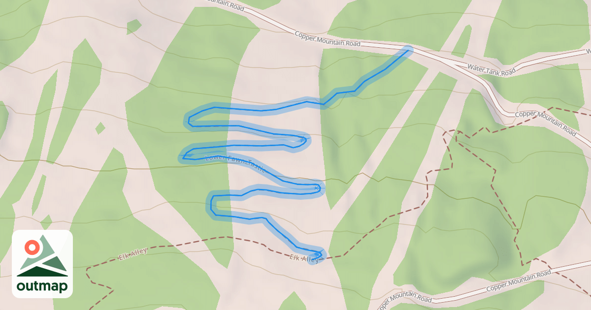 Map of Lower Fawn-Tastic