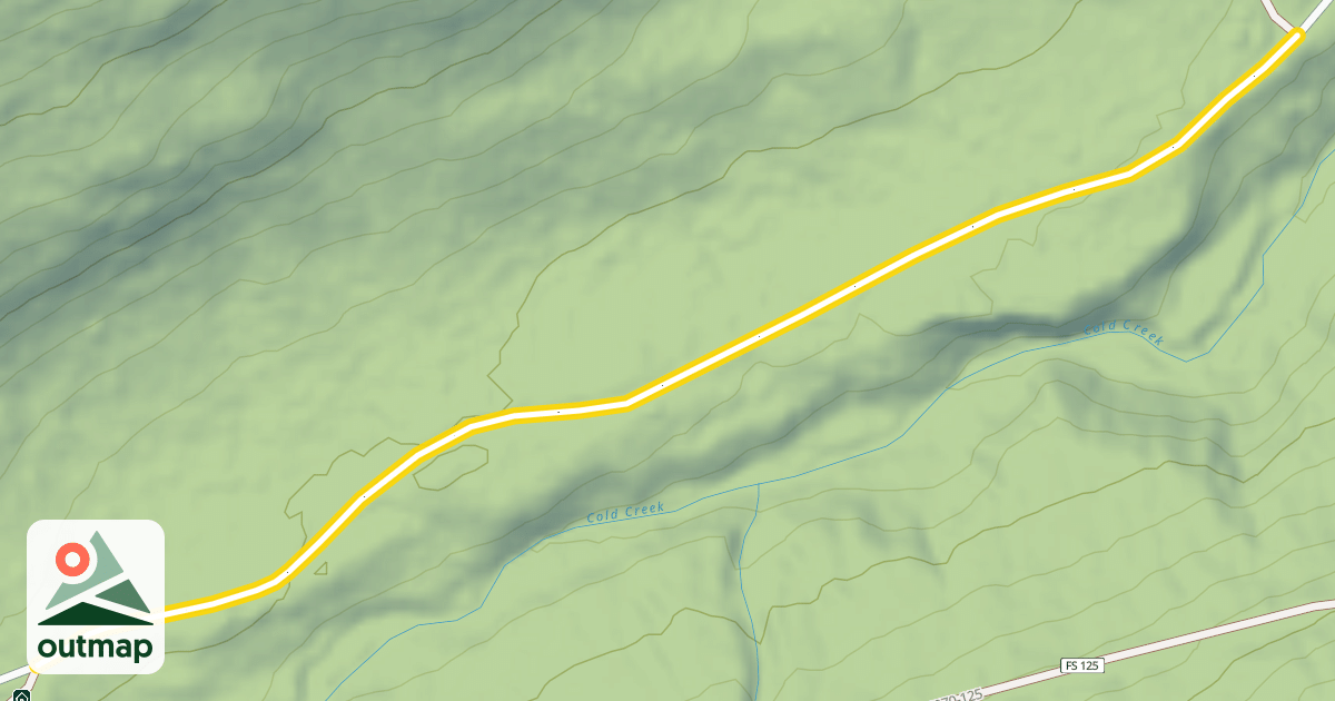 Map of Forest Road 9070