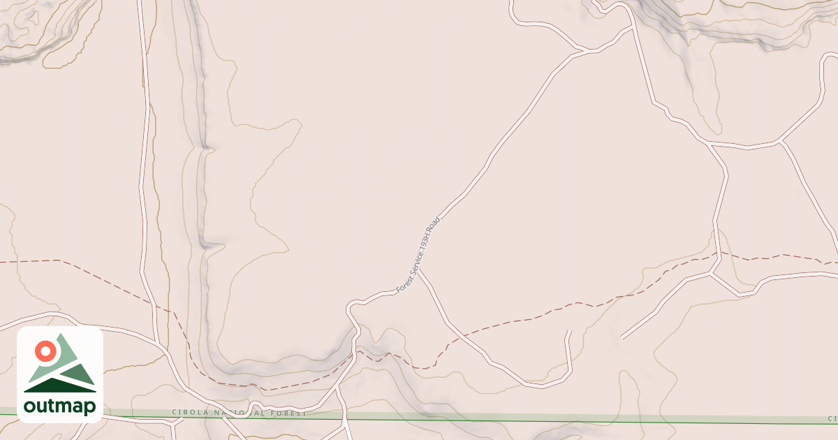 Map of USFS National Forest System Roads {299D0310-192B-4F14-AA7B-BEA63703B233}