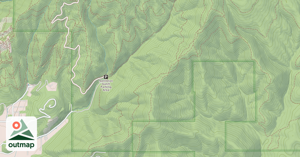 Map of USFS Motor Vehicle Use Map Trails 11891