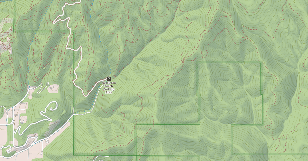 Map preview of USFS Motor Vehicle Use Map Trails 11891