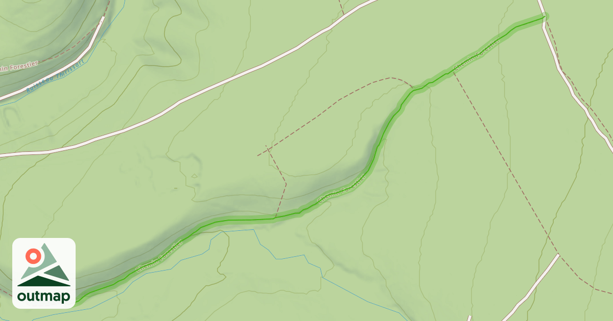 Map of Chemin Forestier