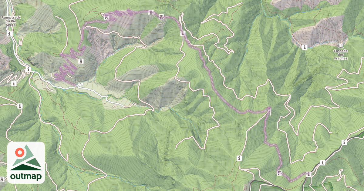 Map of Route de l'Amitié
