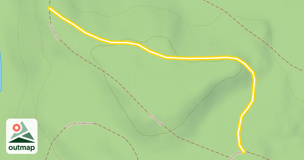 Map of Lake Loop