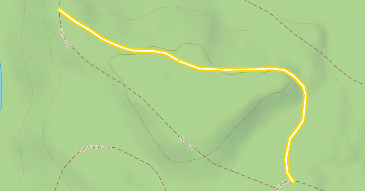 Map preview of Lake Loop