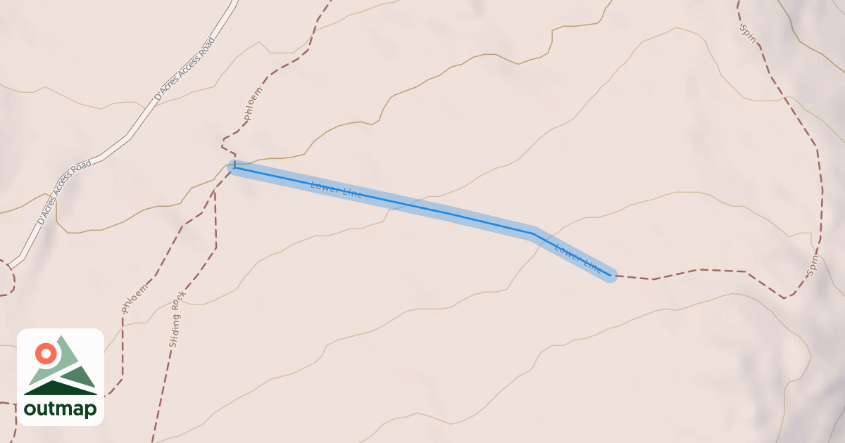 Map of Lower Line