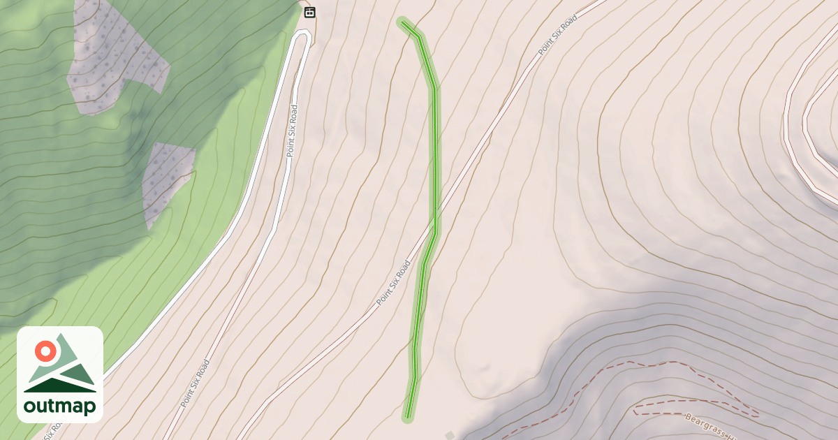 Map of Point Six Road
