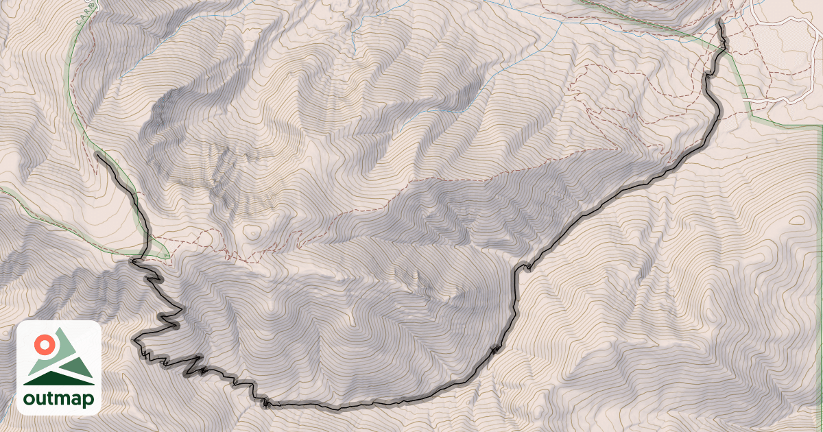 Map of Black Canyon Trail