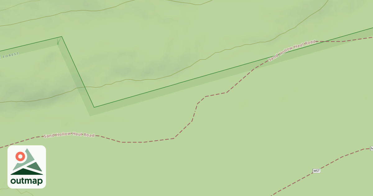 Map of Bald Eagle State Forest Snowmobile Trails