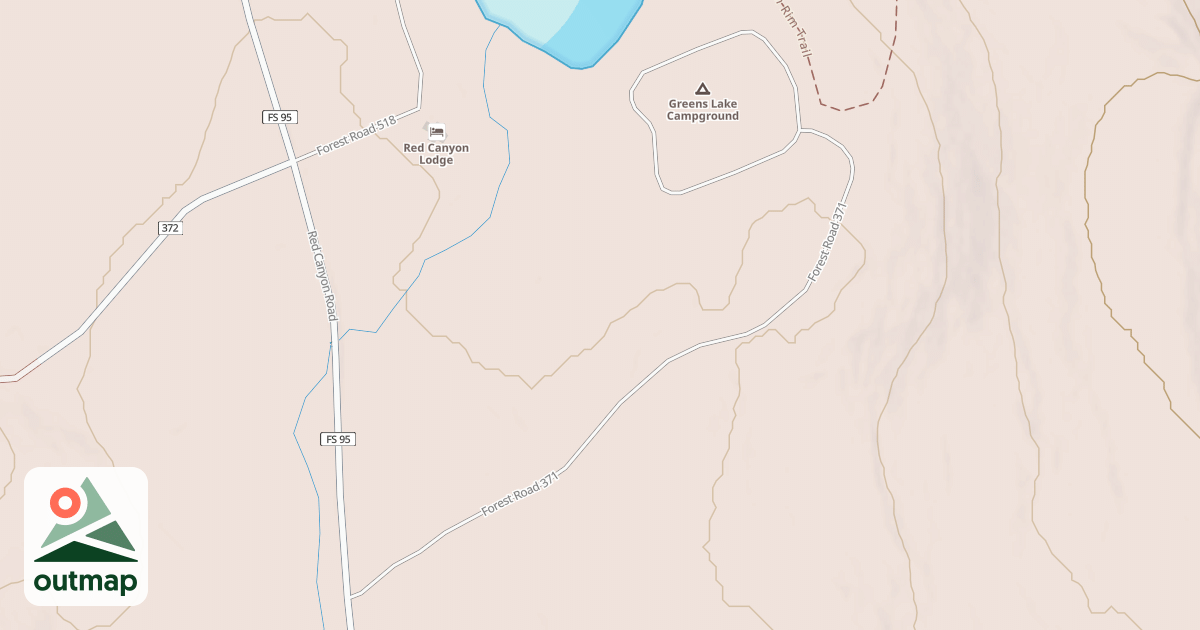 Map of GREENS LAKE C.G.