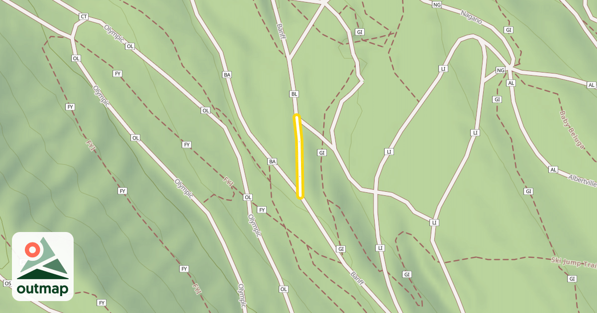 Map of Banff