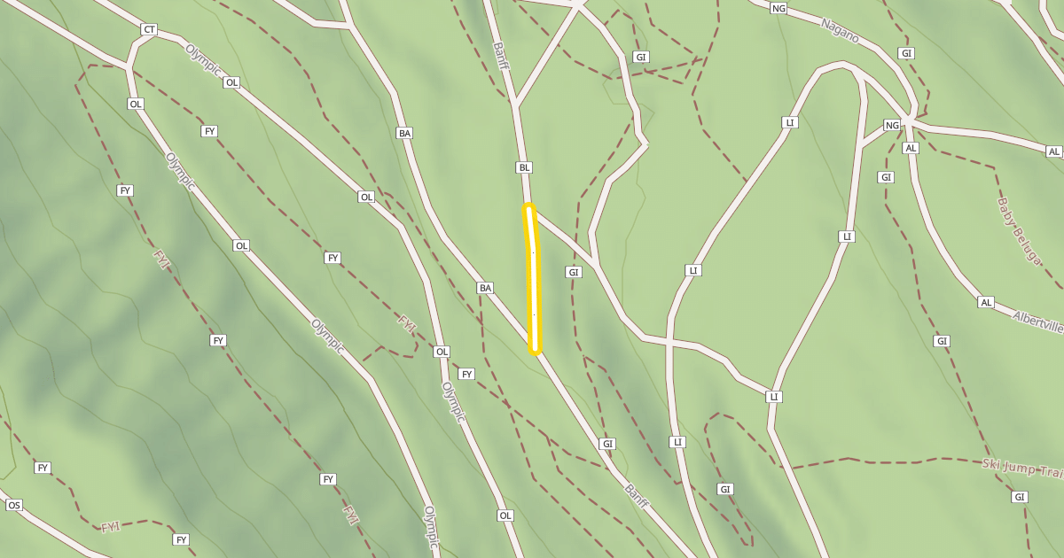 Map preview of Banff