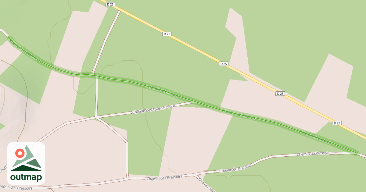 Map of Chemin des Arsons