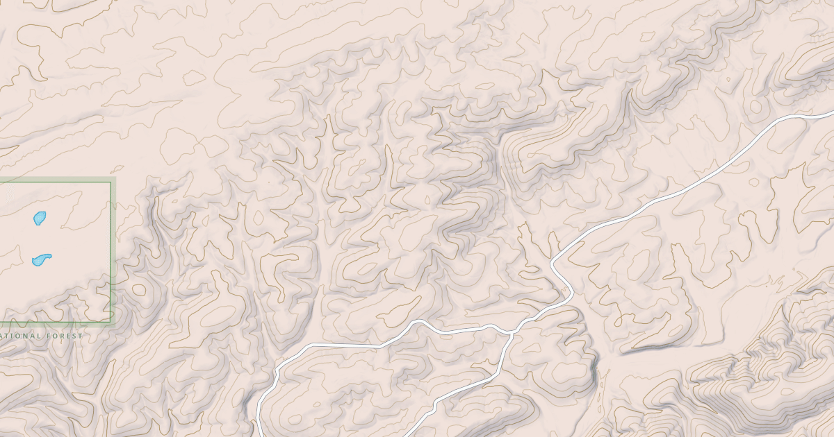 Map preview of USFS National Forest System Roads {2524AFE4-7BD6-4EB1-BC2E-BA67A877BFB3}