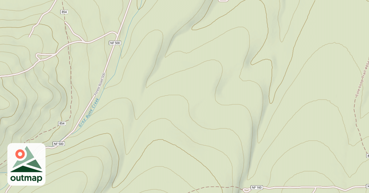 Map of USFS Motor Vehicle Use Map Roads {29EC258B-9F79-4E36-9983-38015E07A4F2}