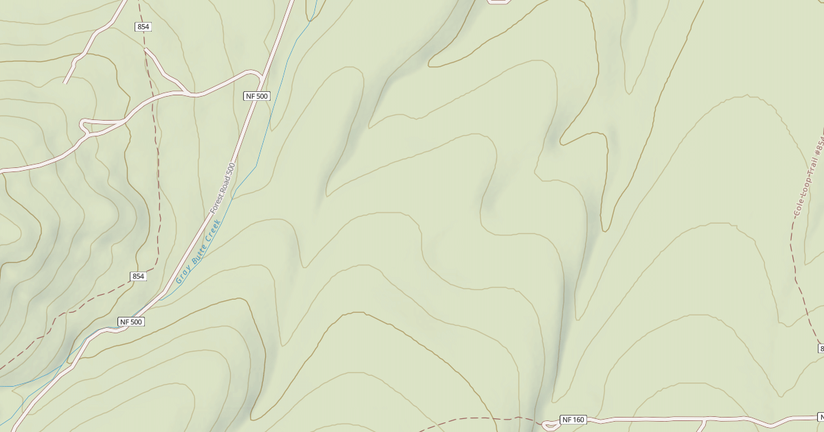 Map preview of USFS Motor Vehicle Use Map Roads {29EC258B-9F79-4E36-9983-38015E07A4F2}