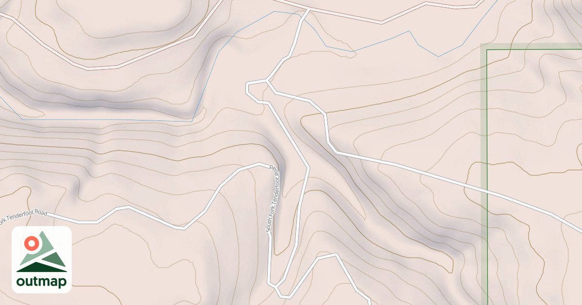 Map of JEEP RD.-TENDERFOOT