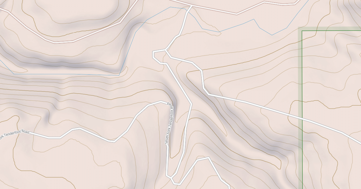 Map preview of JEEP RD.-TENDERFOOT