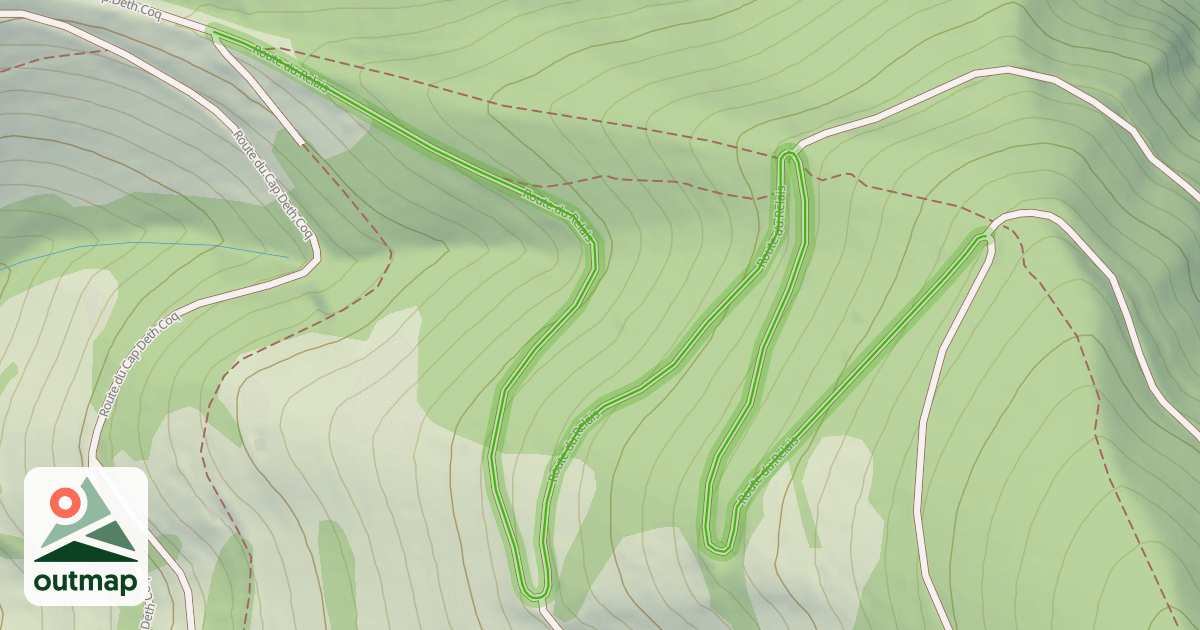 Map of Route du Relais