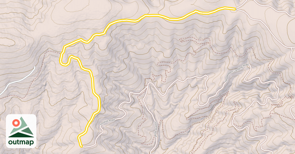 Map of Foothill Road