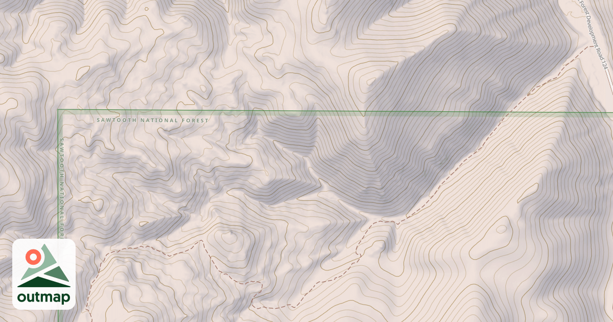 Map of DRIVEWAY TRAIL