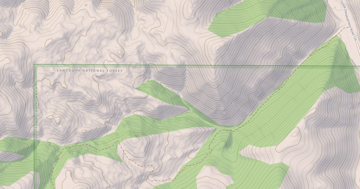 Map preview of DRIVEWAY TRAIL