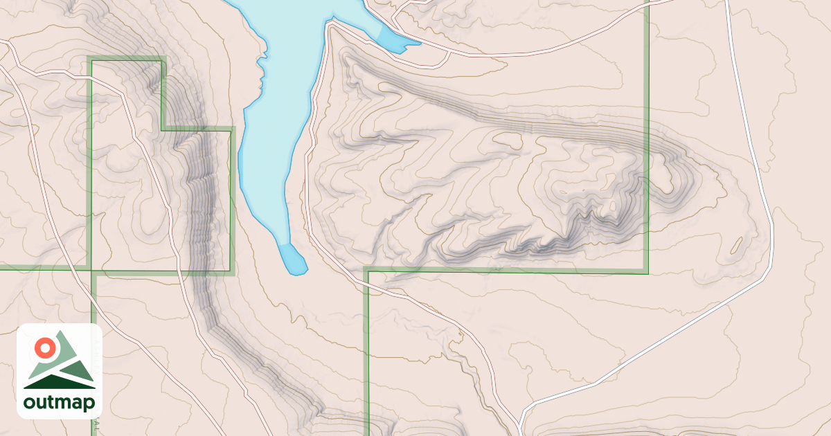 Map of SAGE CREEK DISPERSED A
